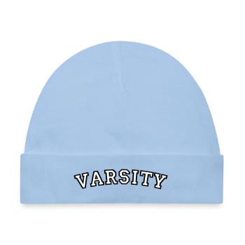 Schriftart des Varsity College - Baby Premium Organic Mütze - Hellblau - Vorne