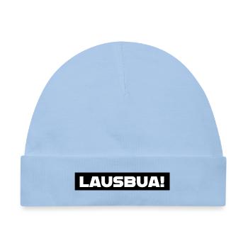 Lausbua  - Baby Premium Organic Mütze - Hellblau - Vorne