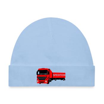 LKW - Baby Premium Organic Mütze - Hellblau - Vorne