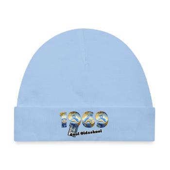1969 Jahrgang Retro Vintage – Kassette – Cool Olds - Baby Premium Organic Mütze - Hellblau - Vorne