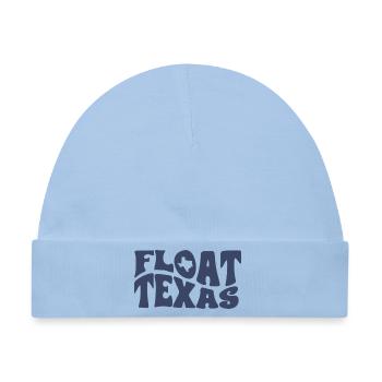 Schwebendes Texas-Logo Textkunst - Baby Premium Organic Mütze - Hellblau - Vorne