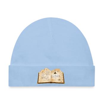 antikes magisches Buch mit uralten Zaubersprüchen - Baby Premium Organic Mütze - Hellblau - Vorne