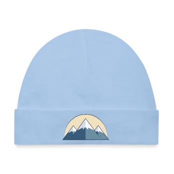Gebirge - Baby Premium Organic Mütze - Hellblau - Vorne