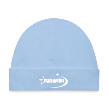 Space Style mit Stern und Komet - Baby Premium Organic Mütze - Hellblau - Vorne