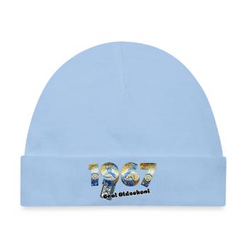 1967 Jahrgang Retro Vintage – Kassette – Cool Olds - Baby Premium Organic Mütze - Hellblau - Vorne