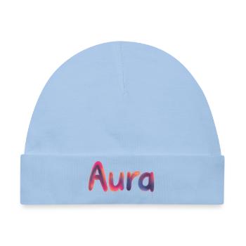 Aura - Baby Premium Organic Mütze - Hellblau - Vorne