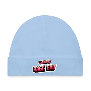 Walking Rage Bait - Baby Premium Organic Mütze - Hellblau - Vorne