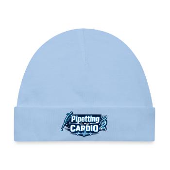 Pipetting is my Cardio - Baby Premium Organic Mütze - Hellblau - Vorne