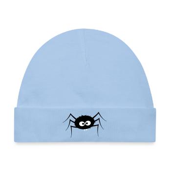 Spinne - Baby Premium Organic Mütze - Hellblau - Vorne