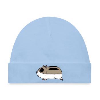 Hamster Nagetiere - Baby Premium Organic Mütze - Hellblau - Vorne