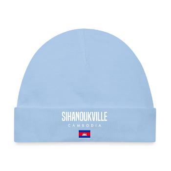 Sihanoukville Kambodscha Khmer - Baby Premium Organic Mütze - Hellblau - Vorne