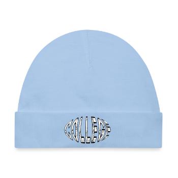 College Collegestyle Studium Football  - Baby Premium Organic Mütze - Hellblau - Vorne