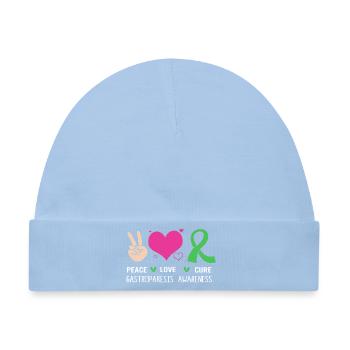 Darm Krankheit Gastroparese - Baby Premium Organic Mütze - Hellblau - Vorne