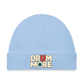DRUM MORE - Baby Premium Organic Mütze - Hellblau - Vorne