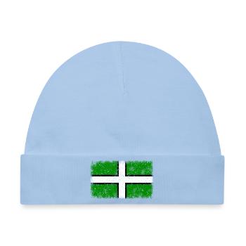 Devon - Vintage - Baby Premium Organic Mütze - Hellblau - Vorne