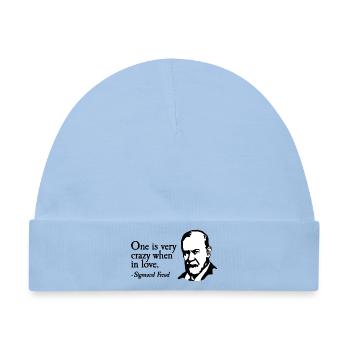 Sigmund Freud Sprüch One Junggesellenabschied JGA - Baby Premium Organic Mütze - Hellblau - Vorne