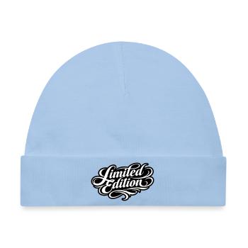 Limited Edition - Baby Premium Organic Mütze - Hellblau - Vorne