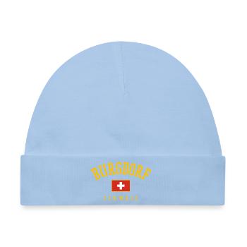 Burgdorf Schweiz Emblem - Baby Premium Organic Mütze - Hellblau - Vorne
