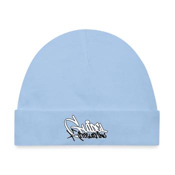 Surf Graffiti Kontrast-Tippfehler - Baby Premium Organic Mütze - Hellblau - Vorne
