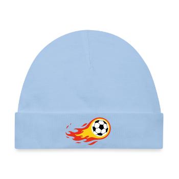 Fußball Deutschland Germany Komet Fanshirt - Baby Premium Organic Mütze - Hellblau - Vorne