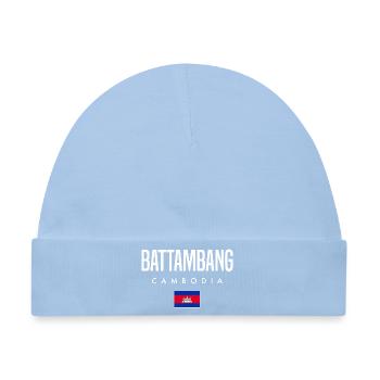 Battambang Kambodscha Khmer - Baby Premium Organic Mütze - Hellblau - Vorne