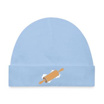Nudelholz Einfach Symbol - Baby Premium Organic Mütze - Hellblau - Vorne
