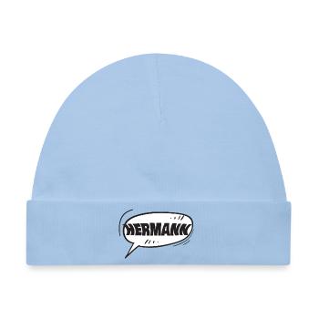 Vorname Hermann - Baby Premium Organic Mütze - Hellblau - Vorne