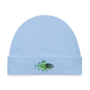 Röntgen Zander - Baby Premium Organic Mütze - Hellblau - Vorne