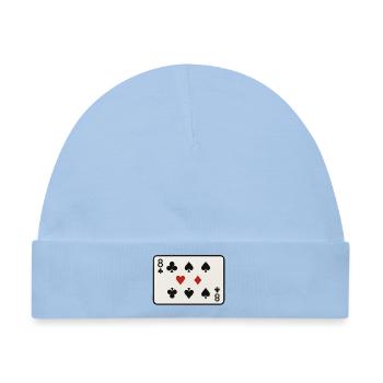 Am 8. - Baby Premium Organic Mütze - Hellblau - Vorne