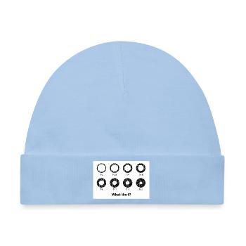 Aperture Icons: What the f? - Baby Premium Organic Mütze - Hellblau - Vorne