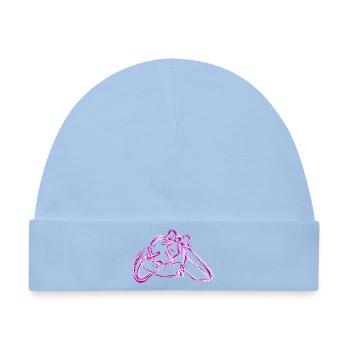 Dead Bunny Pink - Baby Premium Organic Mütze - Hellblau - Vorne