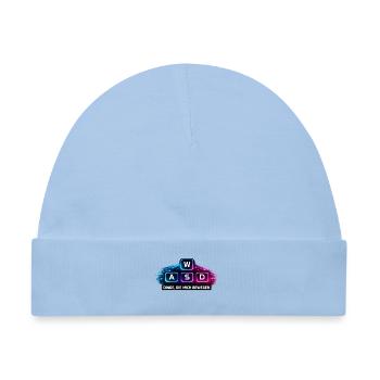 Dinge Die Mich Bewegen WASD PC Gamer  - Baby Premium Organic Mütze - Hellblau - Vorne