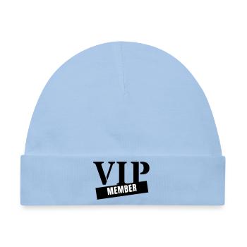 VIP Member - Very Important Person Club Party - Baby Premium Organic Mütze - Hellblau - Vorne