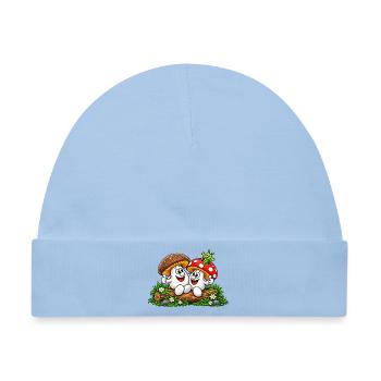 file_00000000f9e4820aaa614ac19141f813 - Baby Premium Organic Mütze - Hellblau - Vorne