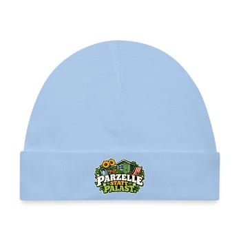 Parzelle statt Palast - Baby Premium Organic Mütze - Hellblau - Vorne