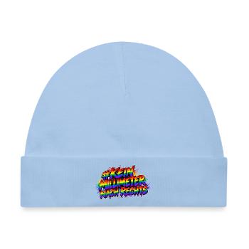 Kein Millimeter Nach Rechts Rainbow - Baby Premium Organic Mütze - Hellblau - Vorne