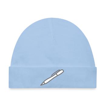 kugelschreiber pen - Baby Premium Organic Mütze - Hellblau - Vorne