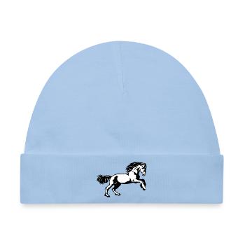 Friesen Galopp - Baby Premium Organic Mütze - Hellblau - Vorne