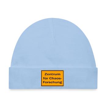 Zentrum für Chaos-Forschung Spruch - Baby Premium Organic Mütze - Hellblau - Vorne