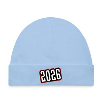 2026 - Baby Premium Organic Mütze - Hellblau - Vorne