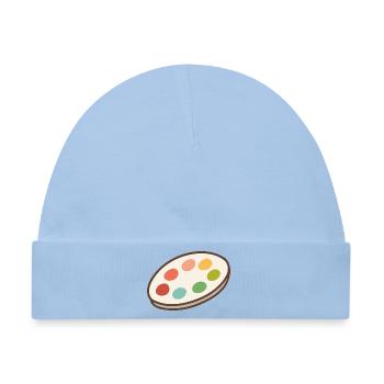 Lebendige Palette der Inspiration - Baby Premium Organic Mütze - Hellblau - Vorne