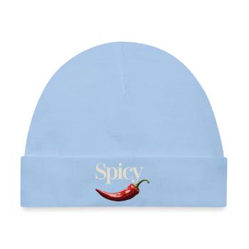 Spicy Chili Liebhaber Design - Baby Premium Organic Mütze - Hellblau - Vorne
