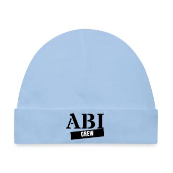 Abi Crew - Abitur Abschluss Jahrgang Abifahrt - Baby Premium Organic Mütze - Hellblau - Vorne