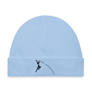 Stabhochsprung - Baby Premium Organic Mütze - Hellblau - Vorne