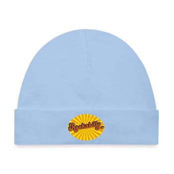 Rockabilly Vibes Retro - Baby Premium Organic Mütze - Hellblau - Vorne
