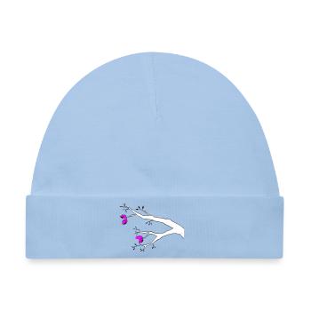 Knospen - Baby Premium Organic Mütze - Hellblau - Vorne