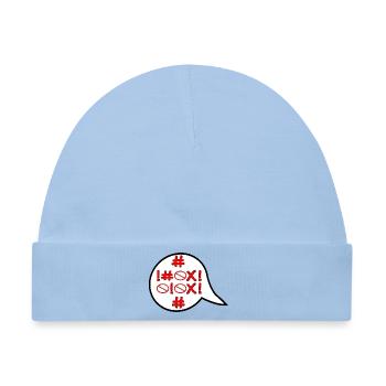 VERBOTEN - WÜTEND WUT - EMOTIONEN - Baby Premium Organic Mütze - Hellblau - Vorne