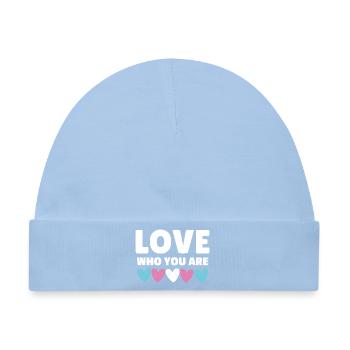 Transgender. Liebe, wer du bist - Baby Premium Organic Mütze - Hellblau - Vorne