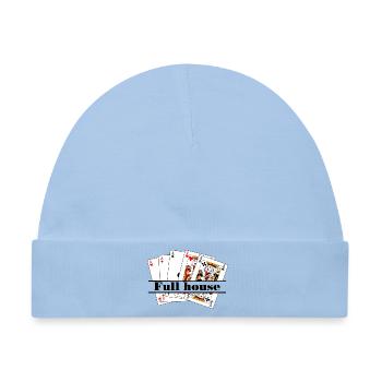 Volles Haus Banner - Baby Premium Organic Mütze - Hellblau - Vorne