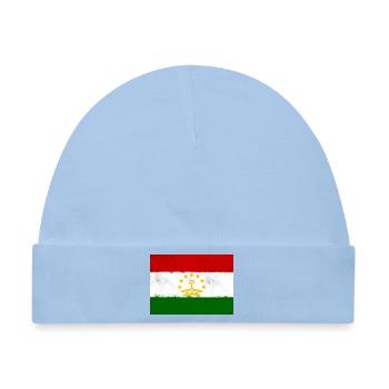 Flagge von Tadschikistan - Baby Premium Organic Mütze - Hellblau - Vorne